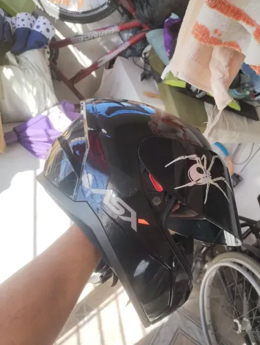 Capacete ASX preto