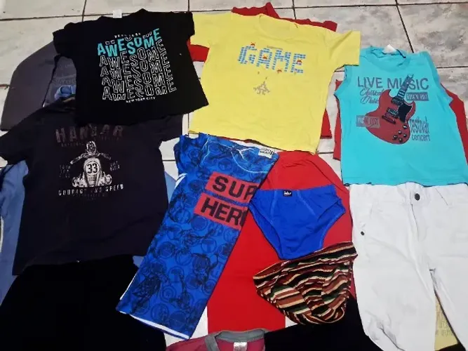 Lote menino 7/8 anos $50,00