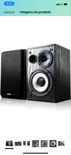 MONITOR DE ÁUDIO EDIFIER R980T 24W RMS - PRETO