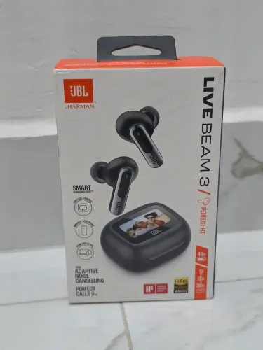 Fone Sem Fio JBL Live Beam 3 (Lacrado/NF/Garantia) ANC Bluetooth IP55 Touch Hi-Res
