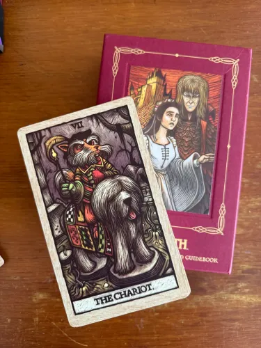 Tarô Tarot Labirinto original inglês gigante com livro e caixa