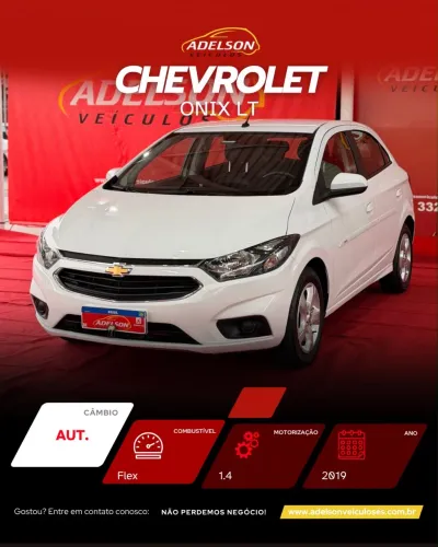 Chevrolet Onix Hatch LT 1.4 8V Flex Aut. 4P 2019