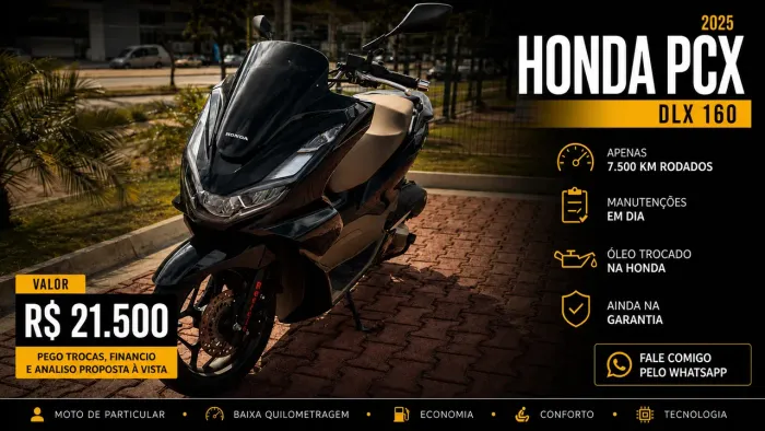 PCX DLX 160 2025 (OPORTUNIDADE)