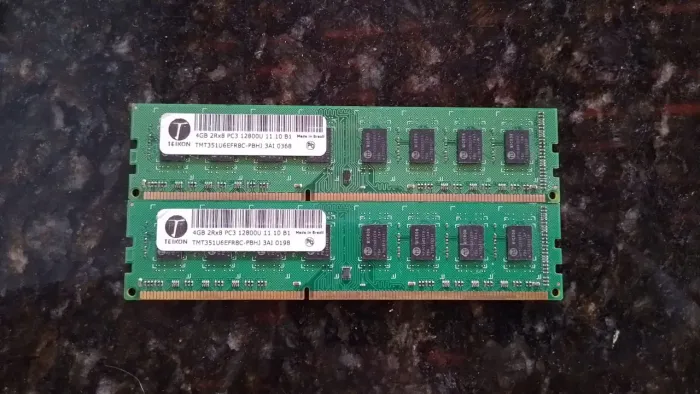 Memória RAM DDR3 8gb (4+4)