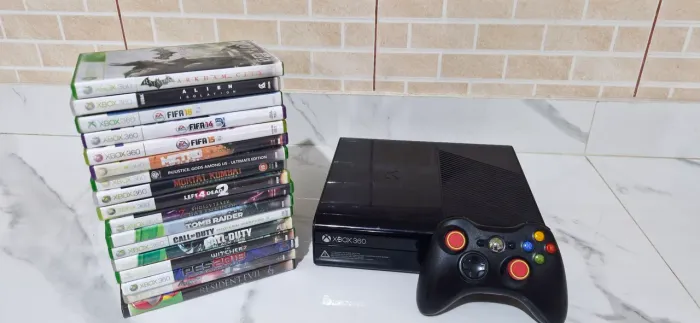 Xbox 360 SUPER SLIM RGH COM MUITOS JOGOS 