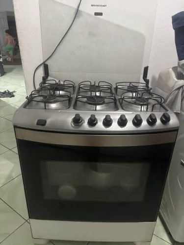 Fogão 6 bocas Brastemp
