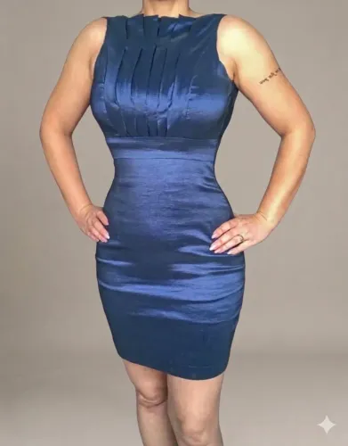 Vestido Azul para Festa