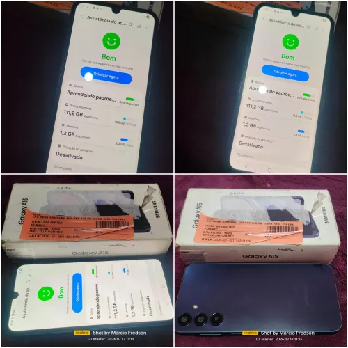 SAMSUNG A15 128GB ACEITO CARTÃO 