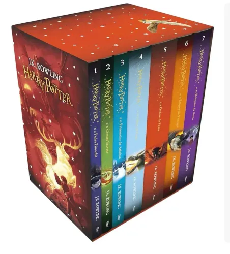 Box de livros do Harry Potter