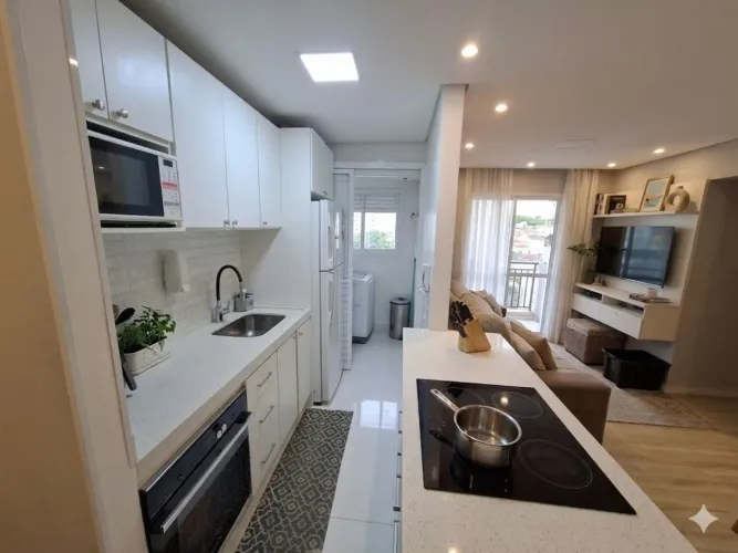 Apartamento 3 Dorm Vaga Coberta - Cond. Top Vision SBC - Cozinha Planejada
