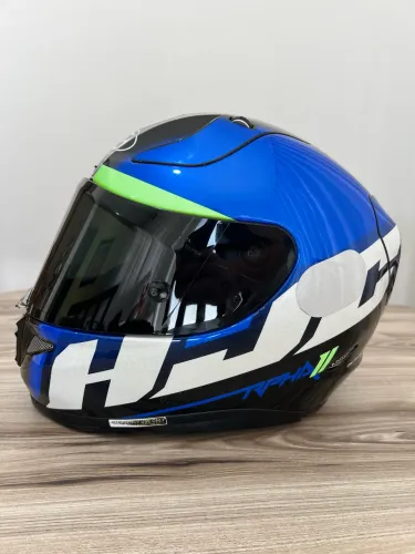 CAPACETE HJC RPHA11 TAMANHO 59 COM VISEIRA FUMÊ + VISEIRA CEIATAL COM PINLOCK