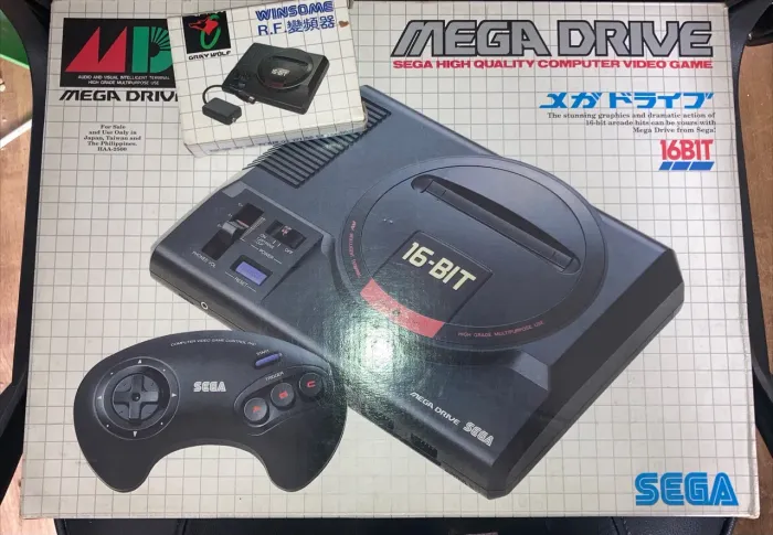 Mega Drive original Japonês na caixa