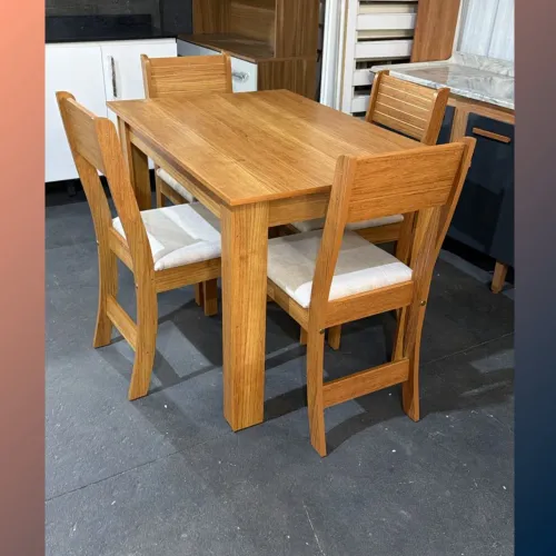 Mesa com 4 cadeiras - entregamos hoje 
