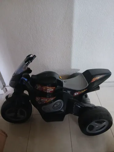 Moto Motoquinha Elétrica Max Turbo Infantil 6v Preta