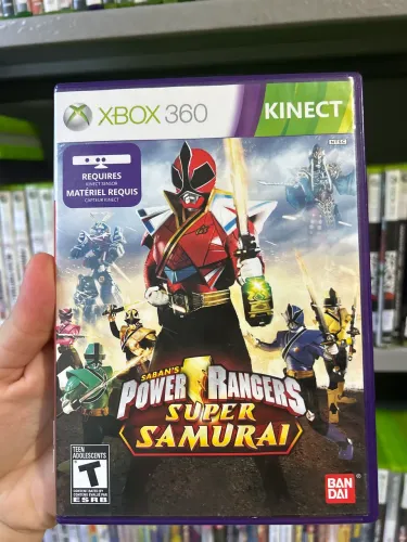 Power Rangers super samurai Kinect Xbox 360