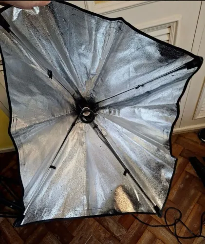 softbox dobrável para iluminação profissional