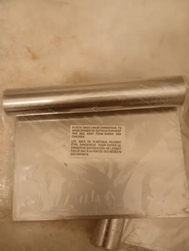 Espátula tubular de inox (par) novos 