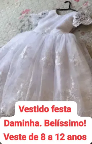 Vestido de festa daminha.