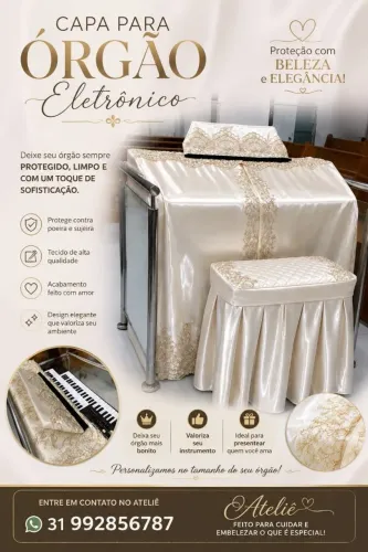 Capa para orgao eletronico