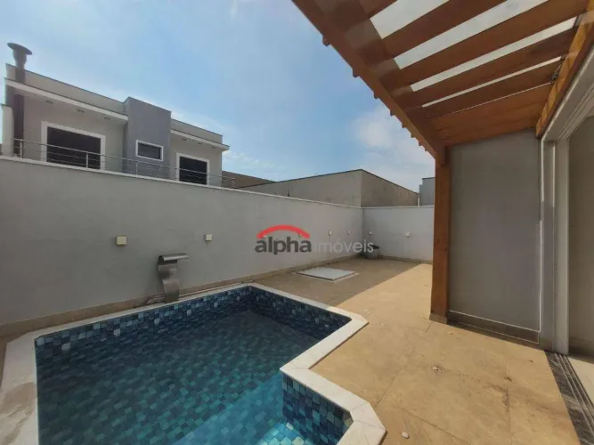 Casa com 3 dormitórios para alugar, 159 m² por R$ 6.053,77/mês - Parque Olívio Franceschin