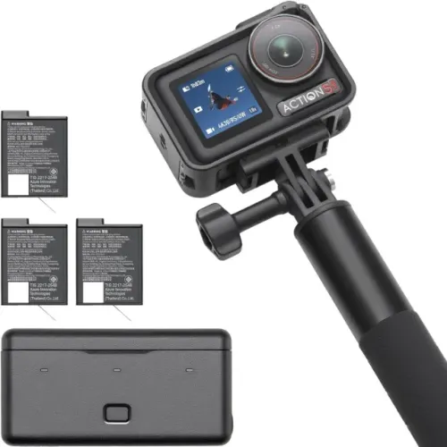 Câmera de Ação DJI Osmo Action 5 Pro Adventure Combo BR - DJI213 Lacrado