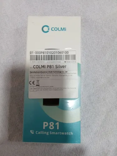 Smartwatch colmi P81 cor prata 