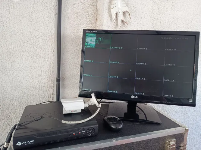 Vendo DVR Stand Alone Alive 3016S, 16 canais, sem HD, funcionando todos os canais. Leia.