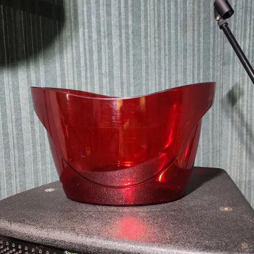 Champanheira De Luxo Vermelha 12l Acrílico
