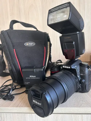 Nikon D7000 + 18-105 VR + Flash Yongnuo | Kit Completo