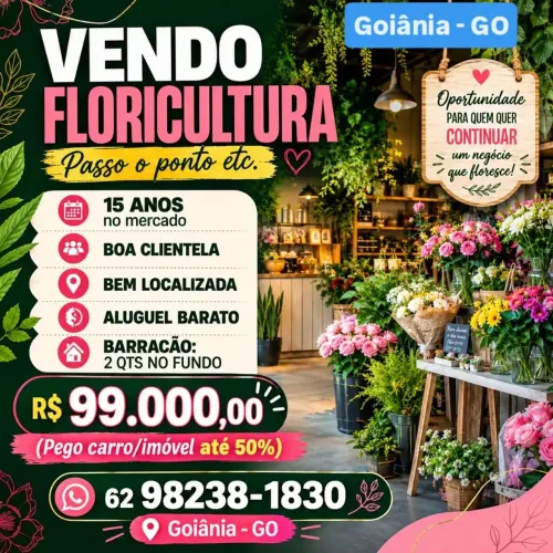 Vendo Floricultura