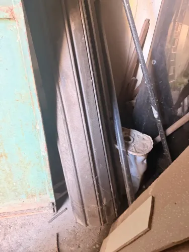 Porta metal rolo loja
