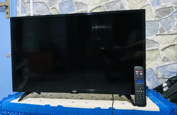 TV com controle remoto