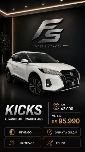 Nissan Kicks Advance 1.6 16V Flex AUT 2022