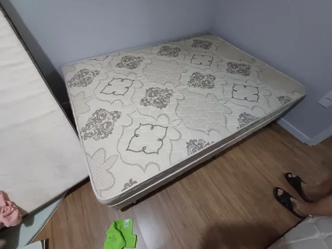 Cama box casal (Colchao + base) ortopedico