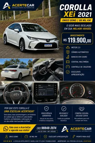 Toyota Corolla XEI 2.0 Flex 16V Aut. 2021