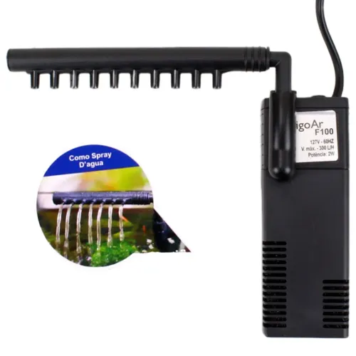 Filtro interno para aquario peixe