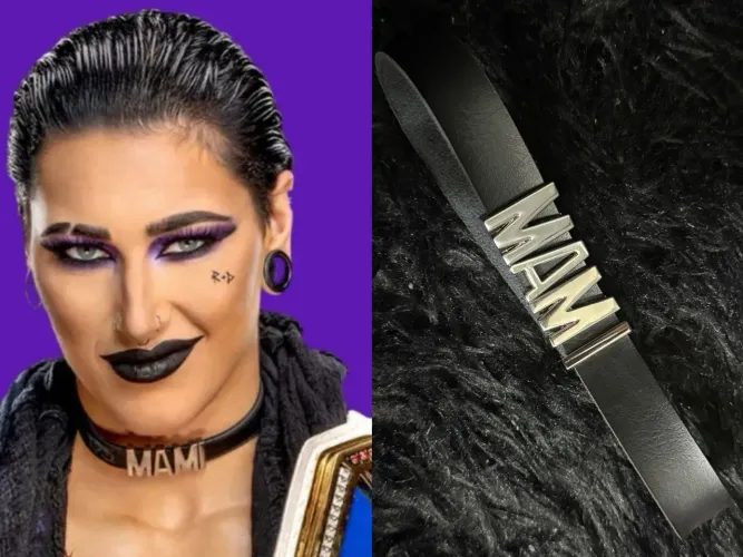 Choker/Gargantilha Rhea Ripley - MAMI