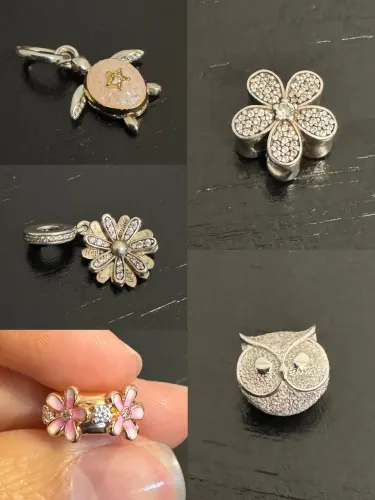 Kit de berloques Pandora originais