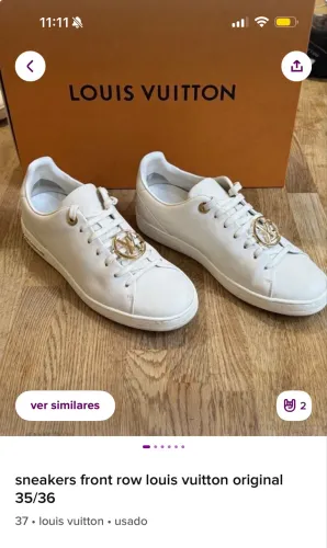 Sneakers front row Louis Vuitton original 35/36