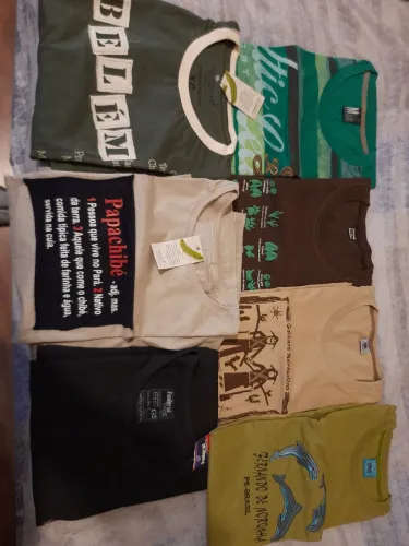 Camisetas tamanho especial novas 4un.
