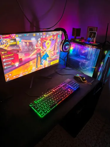 ? PC Gamer Completo + Mesa Gamer | Ryzen 5 5600 + RX 7600 + 32GB RAM + SSD NVMe 1TB ?