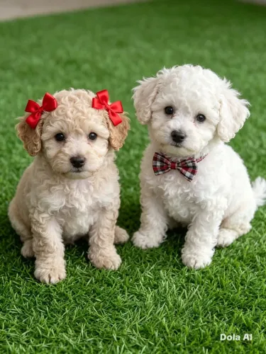 Casal de poodle