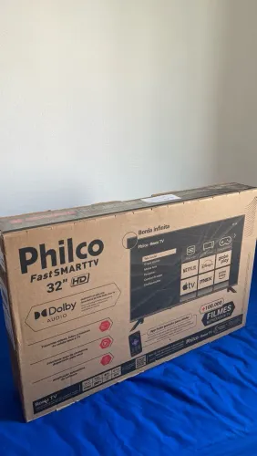 Título: Smart TV Philco 32? Roku P32VIK - Nova na Caixa