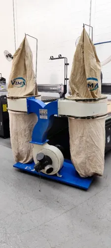 Coletor de pó usado Vima motor de 4 cv trifasico
