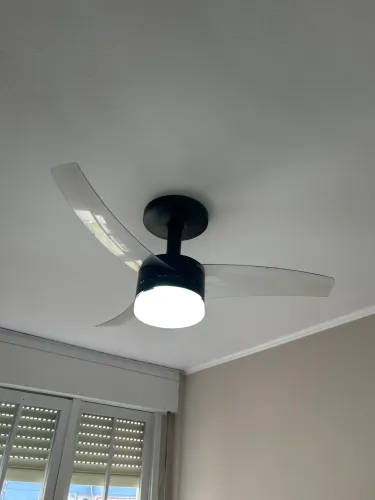 Ventilador de teto com luminária 110v