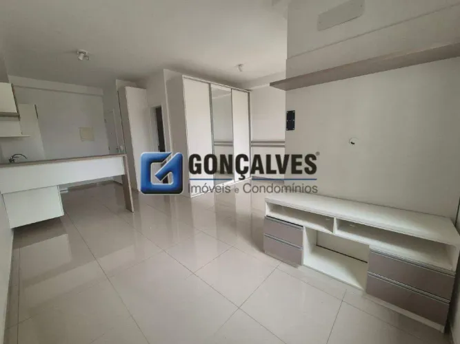 Apartamento 1 Dormitório + Suíte, Varanda Gourmet, Mobiliado Jardim do Mar, SBC