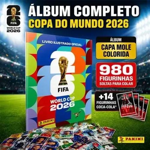 Álbum completo da Copa do Mundo 2026