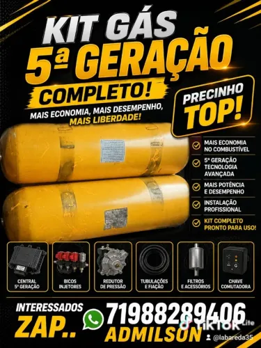 Kit GNV 5° Geração 