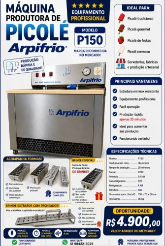 Produtora de picolé