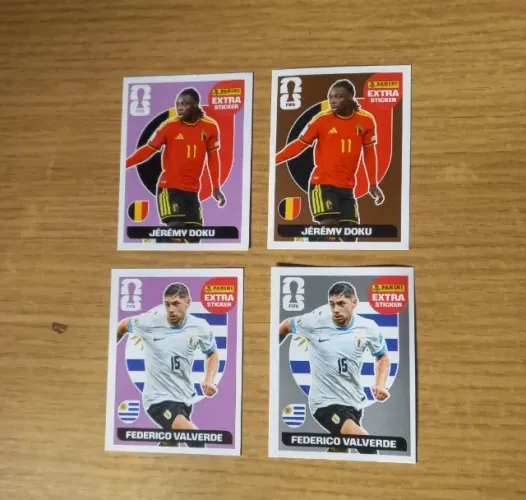 5 Figurinhas legends Copa 2026